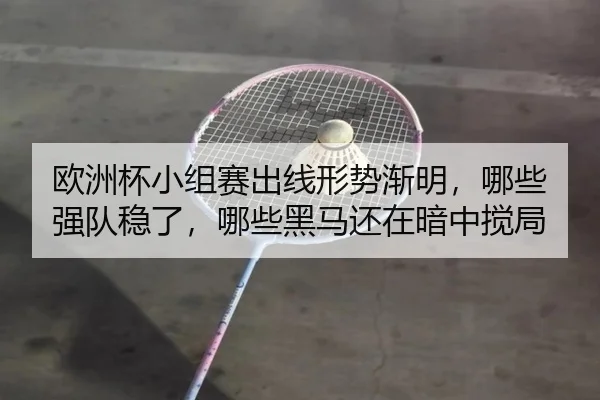 欧洲杯小组赛出线形势渐明，哪些强队稳了，哪些黑马还在暗中搅局